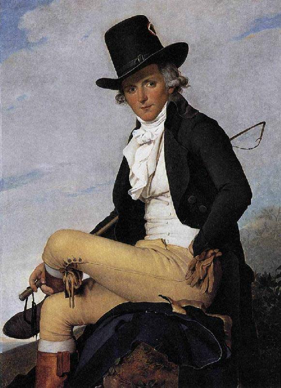 Jacques-Louis  David Portrait of Pierre Seriziat Sweden oil painting art